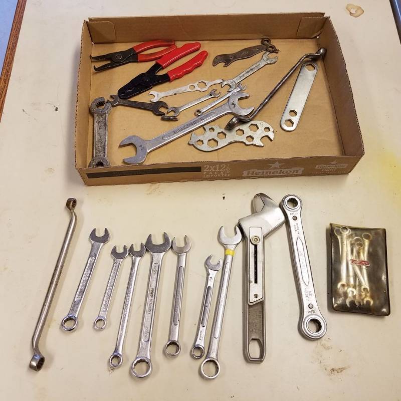 lot 7093 image: assorted wrenches