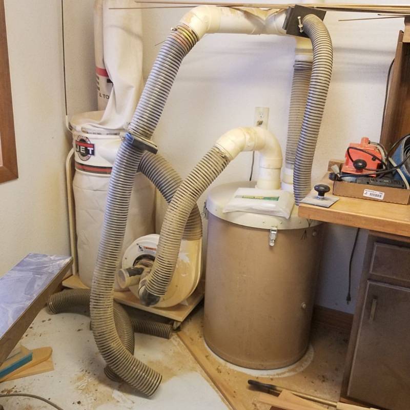 lot 7103 image: jet special edition dust collector, extra bags - flex pipe included