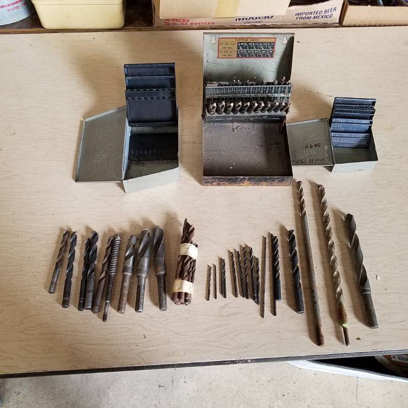 lot 7145 image: assorted drill bits and indexes