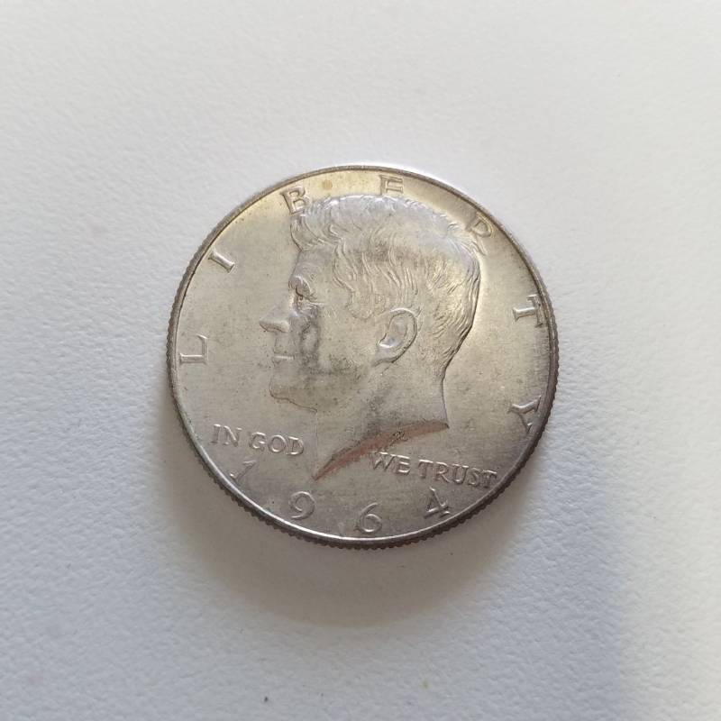 lot 7156 image: 1964 Kennedy half dollar