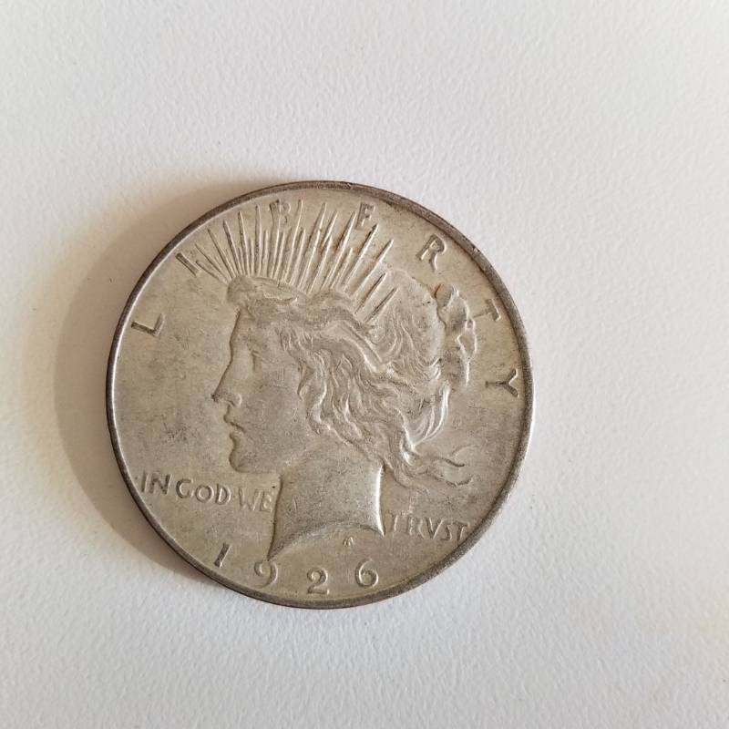 lot 7162 image: 1926 d peace silver dollar
