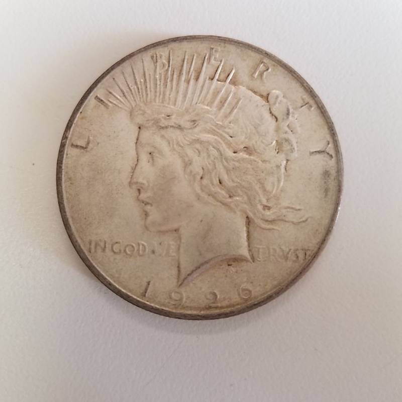 lot 7165 image: 1926 d peace silver dollar