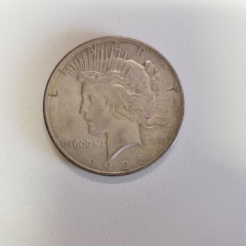 lot 7169 image: 1926 d Silver peace dollar