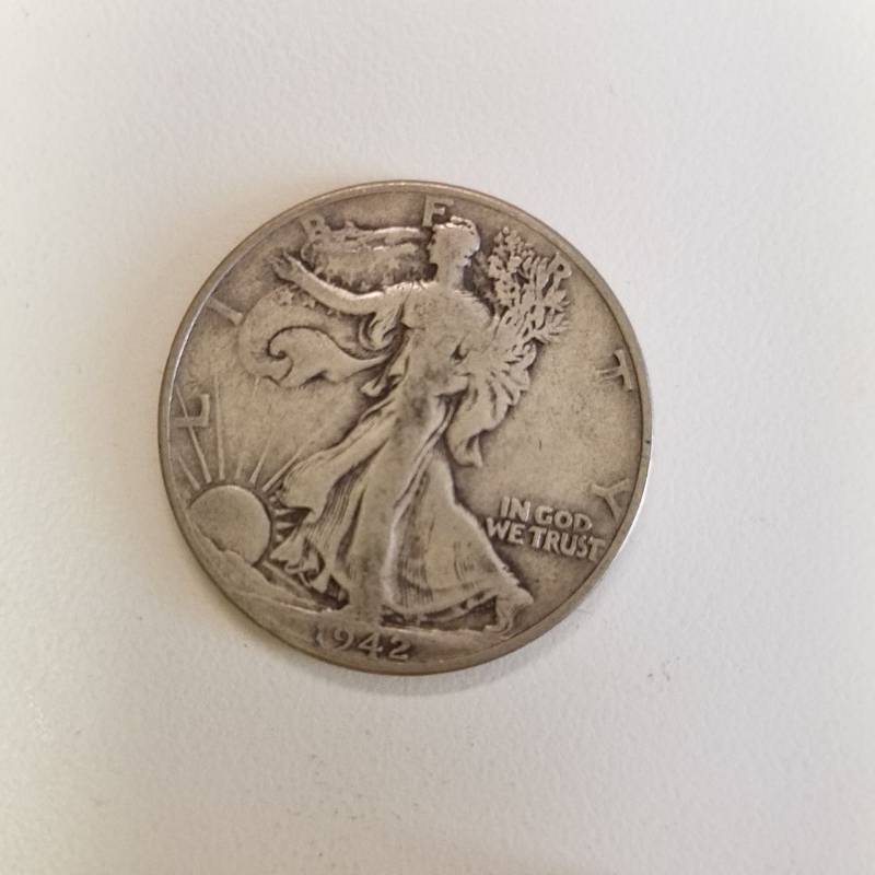 lot 7170 image: 1942 Walking Liberty half dollar