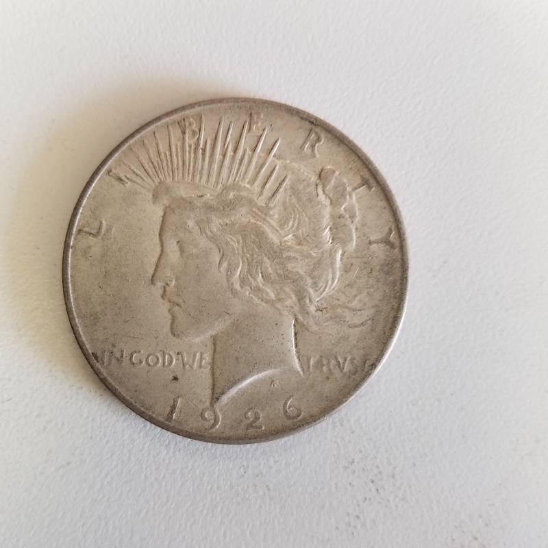 lot 7186 image: 1926 D Silver peace dollar