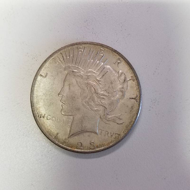 lot 7196 image: 1923 d Silver peace dollar