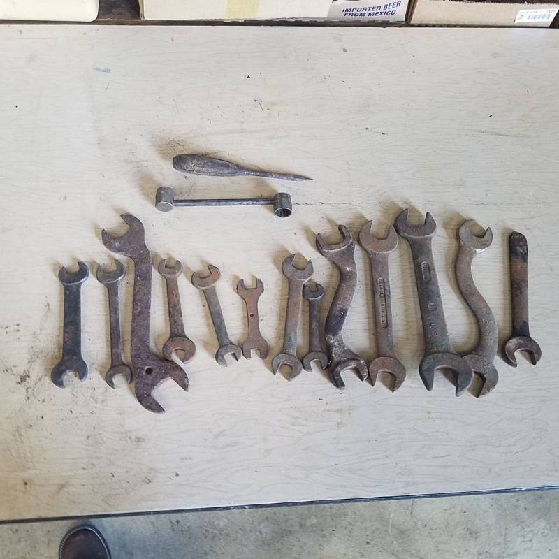 lot 7222 image: assorted wrenches