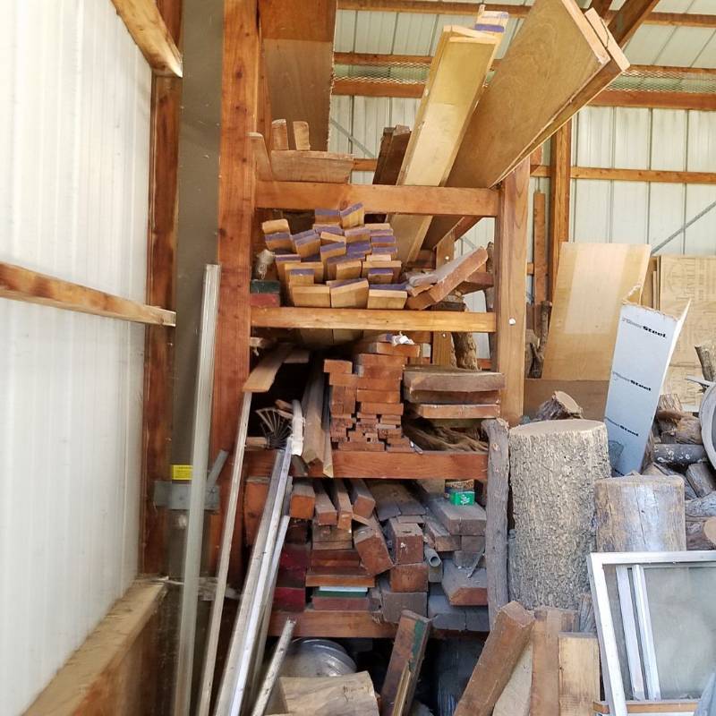 lot 7388 image: Assorted Lumber on Rack