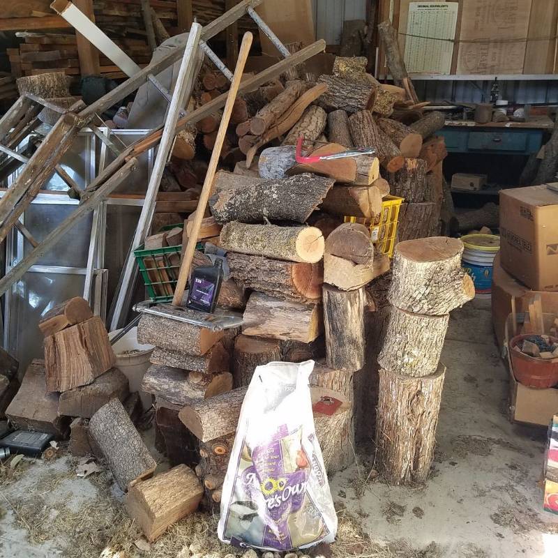 lot 7389 image: assorted hardwood  fruitwood