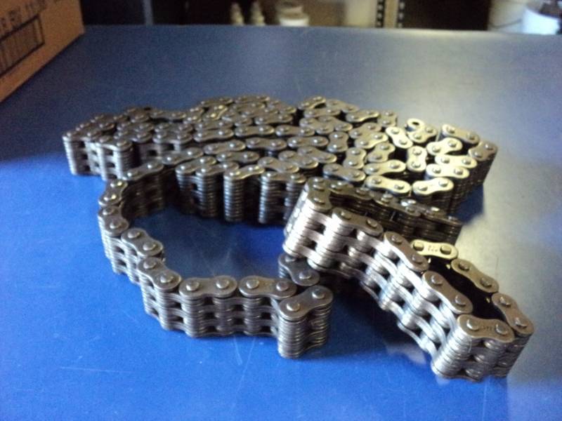 lot 9090 image: Large Machine Chain, BL 666, 0617, approx 8 long