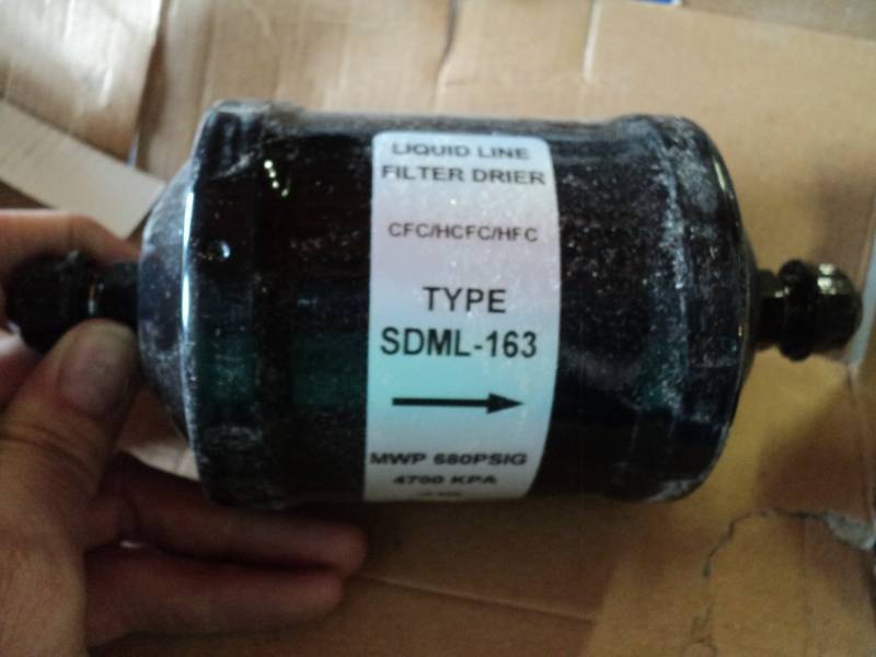 lot 8308 image: Liquid Line Filter Drier Type SDML-163, MWP 680PSIG, 4700 KPA