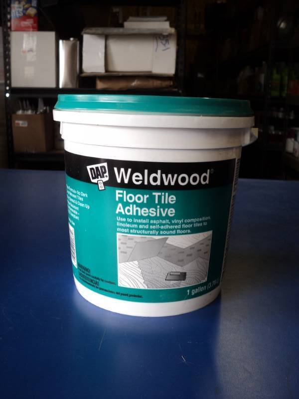 lot 8359 image: (1) Gallon DAP Weldwood Floor Tile Adhesive