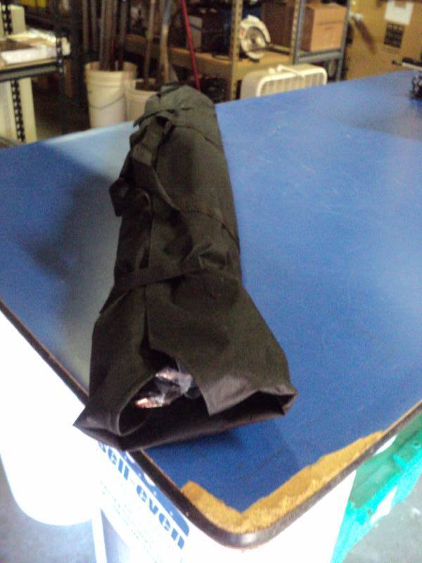 lot 9112 image: Back Drop support assembly, includes (2) tri-pods, (4) poles and carrying case