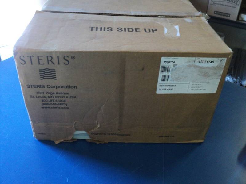 lot 9163 image: (1) case of (12) Steris Soap Dispensers 1307Q5