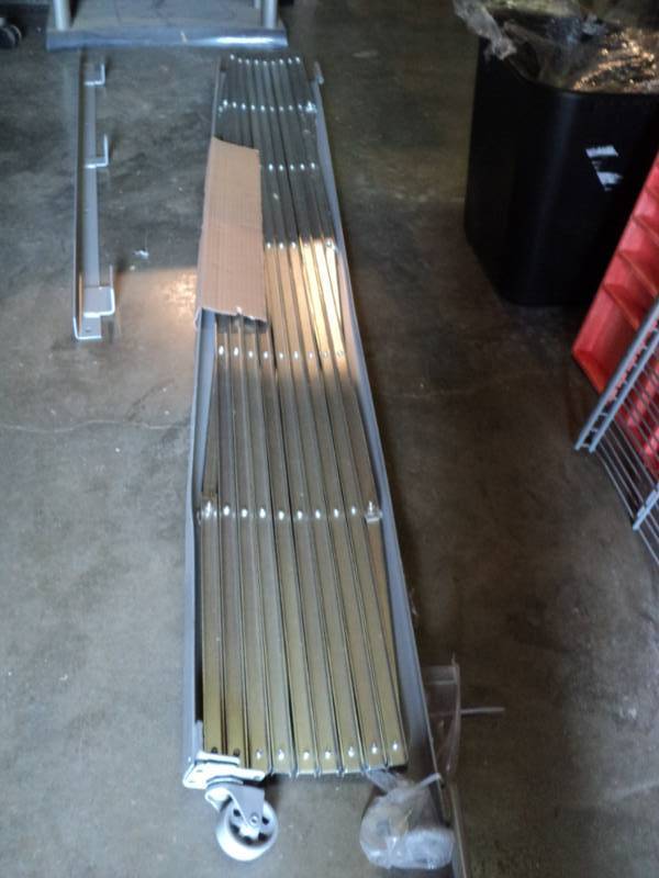 lot 9206 image: Folding gate for doorway 2XZG12XZG2, 80 tall, no box, instructions included