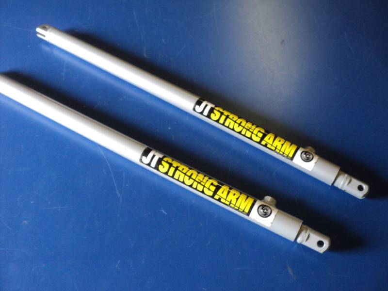 lot 9221 image: (1) pair JT Strong Arm pieces, 2-4, incomplete, does not have locking piece
