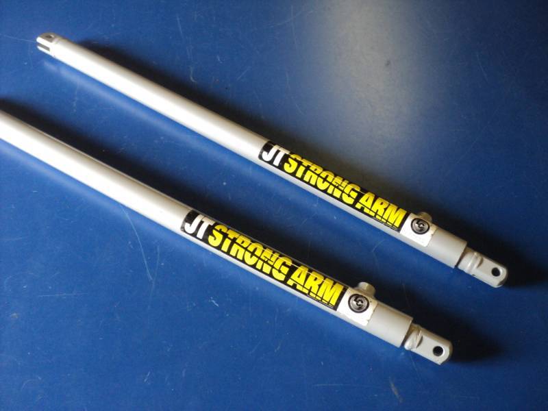 lot 9222 image: (1) pair JT Strong Arm pieces, 2-4, incomplete, does not have locking piece