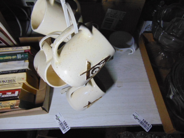 lot 18841 image: assortment of coffee cups