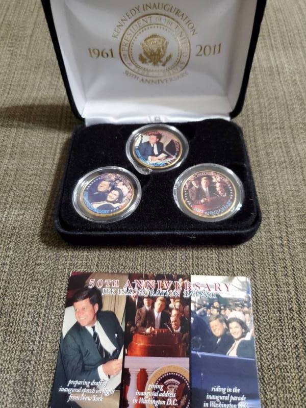 lot 7902 image: 50th Anniversary JFK Coin Collection