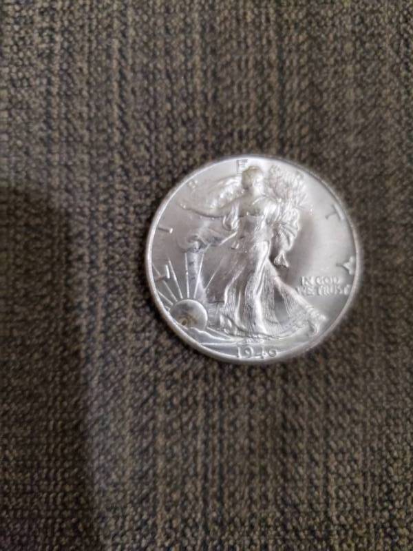 lot 7878 image: 1946 Walking Liberty Half Dollar