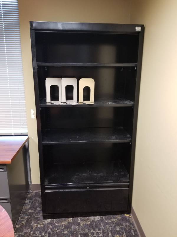 lot 4398 image: Metal Bookcase