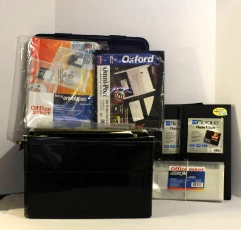 lot 1499 image: Home Office File Tote, Expanding File, Pocket Files, Portfolios and more