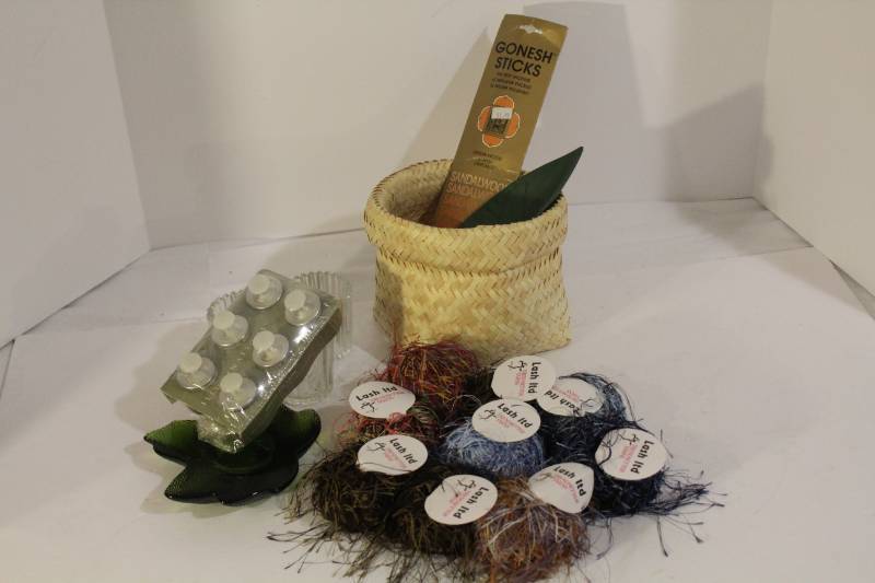 lot 1513 image: Lash Ltd Trendsetter Yarns, Candles, Incense Burner plus more