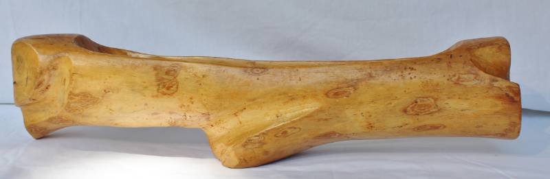lot 1578 image: Hand carved Wood Log into a vessel