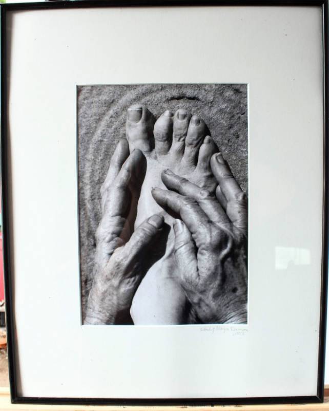 lot 1547 image: 2003 Emily Maya Damon Black & White Photograph signed