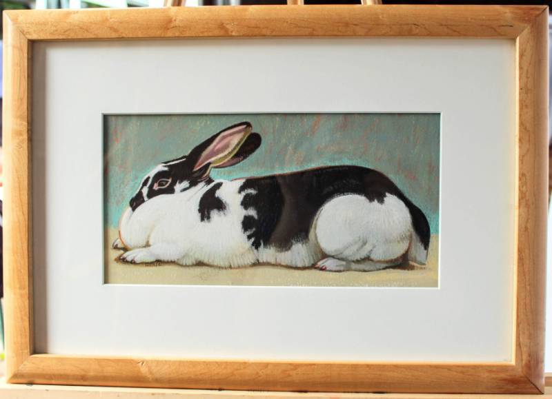 lot 1548 image: 2005 Nora Orthic Black and White Doe - signed