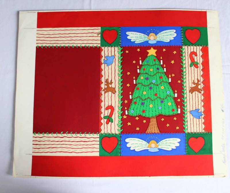 lot 1570 image: Artists Proof for Christmas Design unsigned.