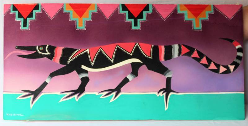 lot 1572 image: Cheyenne original artwork signed