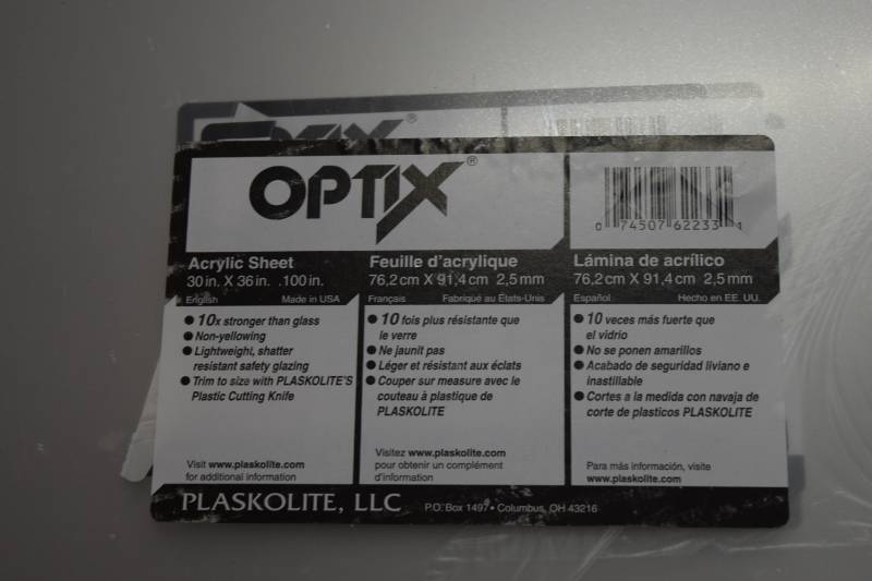 10 Sheets Optix Plexi Glass Belton All Star Merchandise And Goods Sale Equip Bid