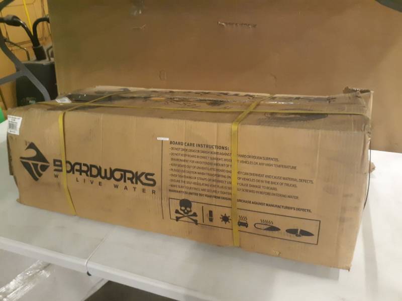 lot 5549 image: Boardworks Shubu Riptide Inflatable Standup Paddle Board 106