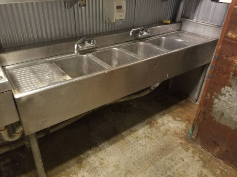 lot 2005 image: Krowne 4 Bay Sink
