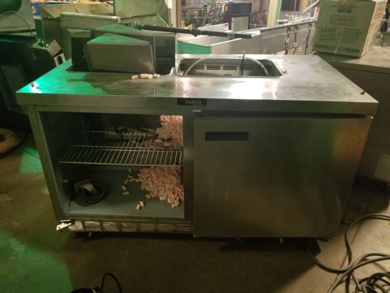 lot 2043 image: Delfield Refrigerator on Casters