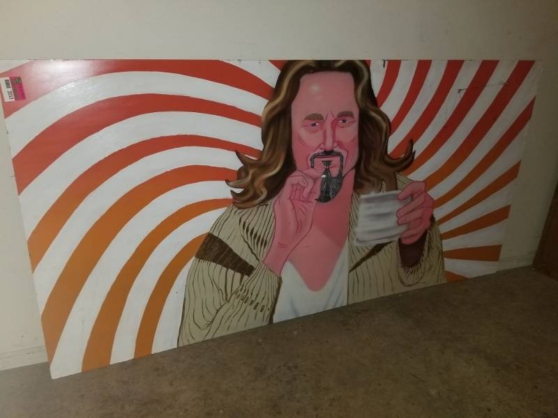 lot 2053 image: Painting on Metal