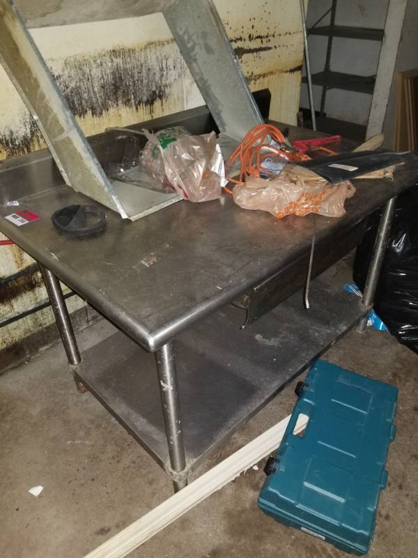 lot 2080 image: Stainless Prep Table