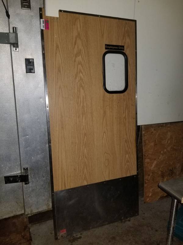 lot 2081 image: Swinging Kitchen Door