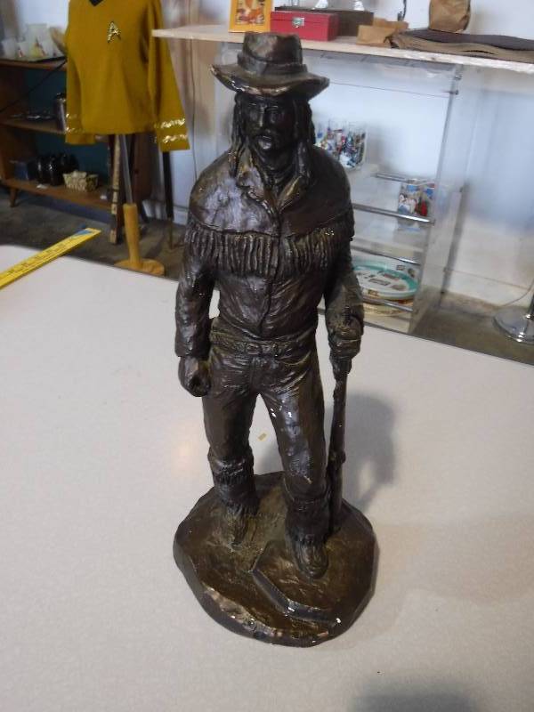lot 3188 image: Old west character sculpture art