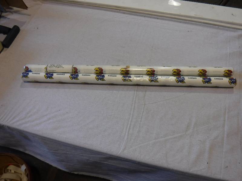 lot 3121 image: Wrapperworks designer Ku kansas university jayhawk wrapping paper