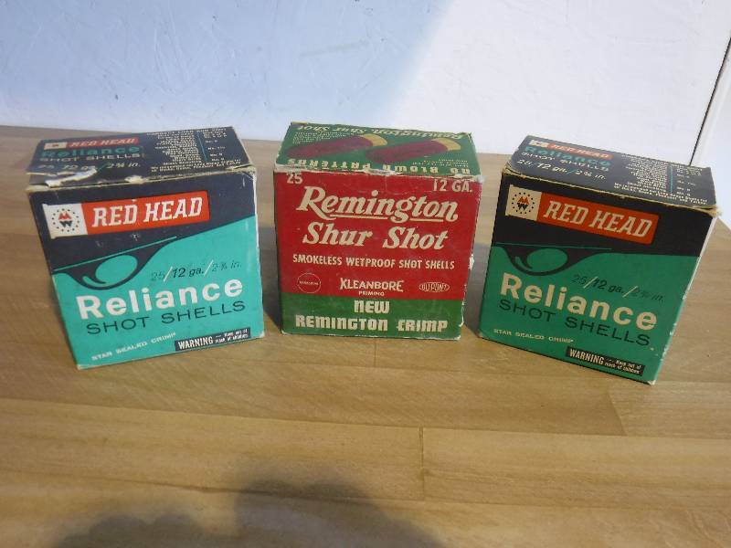 lot 3125 image: Old ammunition paper boxes