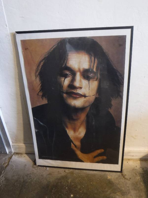 lot 3133 image: Kurt Cobain  Poster in frame