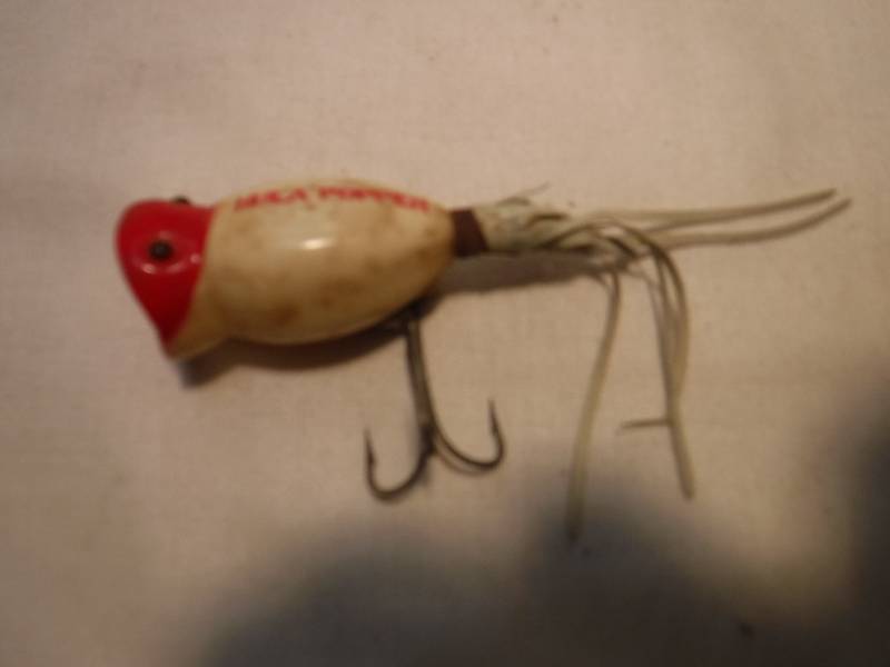 Vintage Hula popper fishing lure, Baldwin City Estate Sale ROUND 5  ☆Antiquities☆ Collectibles Wide Variety Of Items BIDS START AT $1