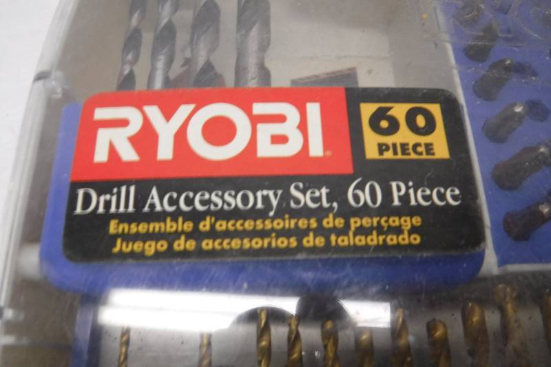 Ryobi 60 discount piece drill set