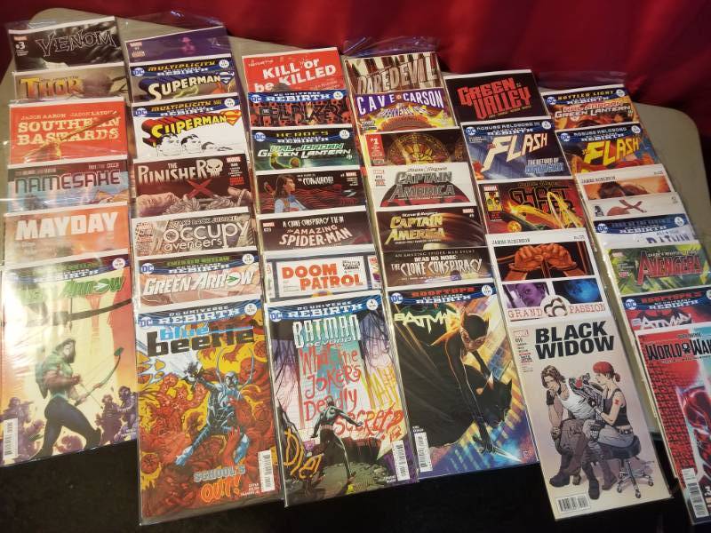 lot 2457 image: Huge Lot Of Comic Books