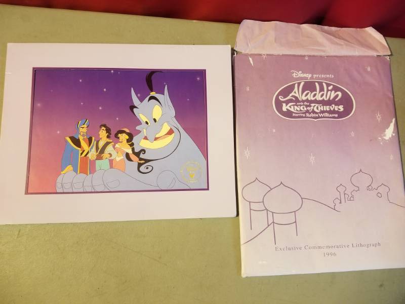 lot 2459 image: Authentic Aladdin Lithograph