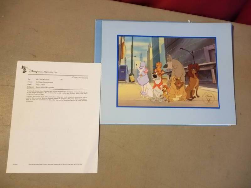 lot 2465 image: Oliver and Company Authentic Lithograph