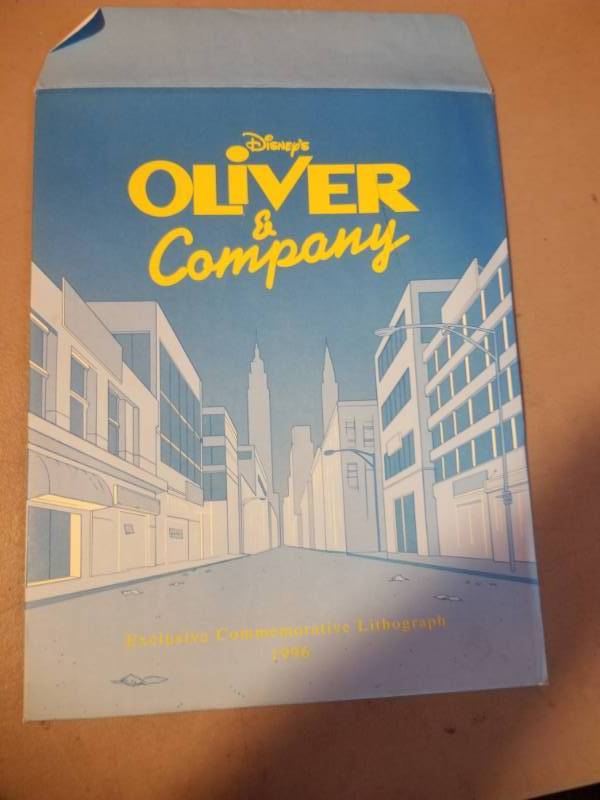 lot 2466 image: Oliver and Company Authentic Lithograph