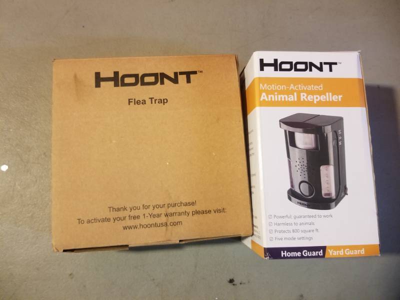 lot 2471 image: Hoont Flea Trap and Motion Activated Animal Repeller